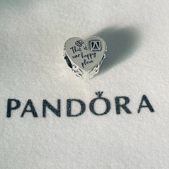 Pandora Heart House Happy Place Dangle Charm Pendant, S925 Sterling Silver - Picture 3 of 4